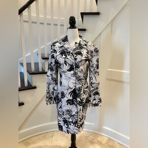 Graphic Black & White Spring Jacket